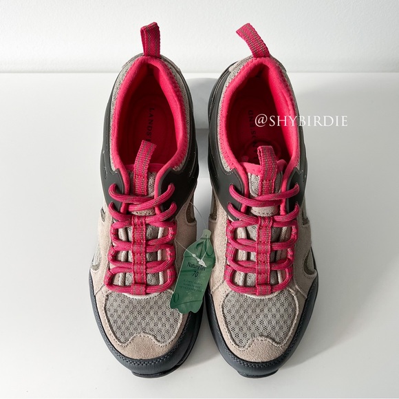 NEW Lands End Trail Hiking Shoes, Wide, Beige - Picture 16 of 16